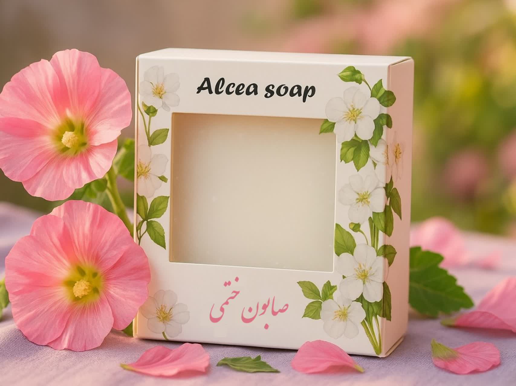 صابون ختمی رفع کک ومک ونرم کنندہ