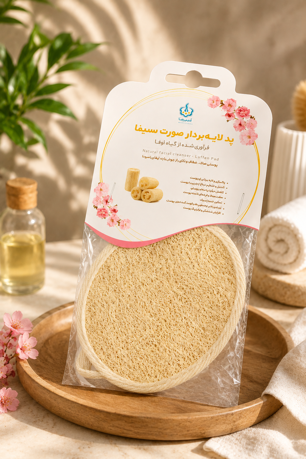 لیف لوفا بیضی برای صورت وکودکان کاملا طبیعی