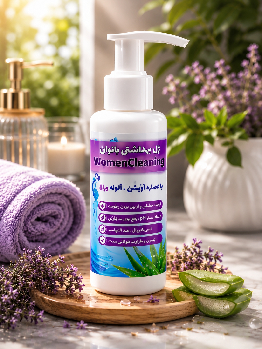 ژل بهداشتی بانوان و آقایان کاملاً طبیعی