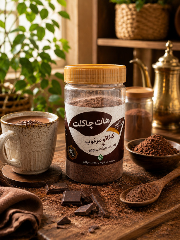 هات چاکلت طبیعی باشکرنیشکر