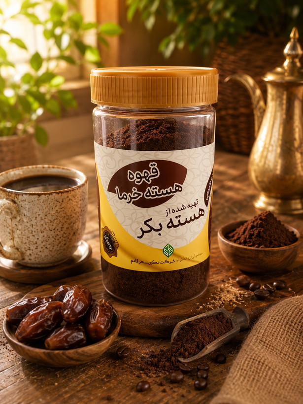 قهوه هسته خرما کاملاً ارگانیک