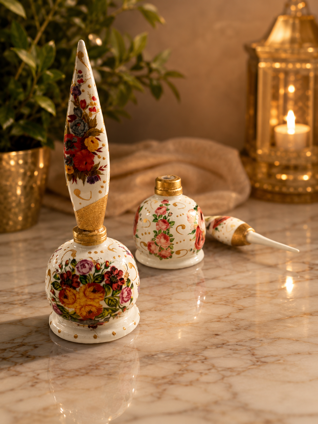سرمه دان چوبی سلطنتی رومیزی