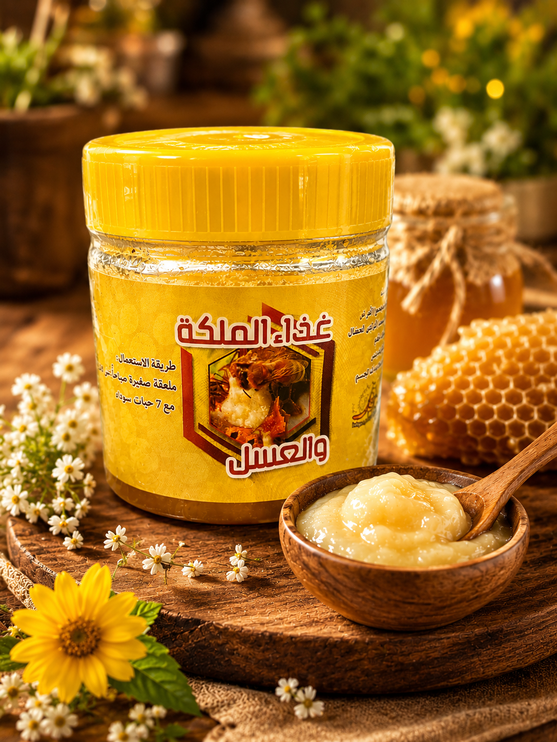 ژل رویال آیت الله تبریزیان.۱۵گرم ژل همراه با ۲۵۰گرم‌ عسل
