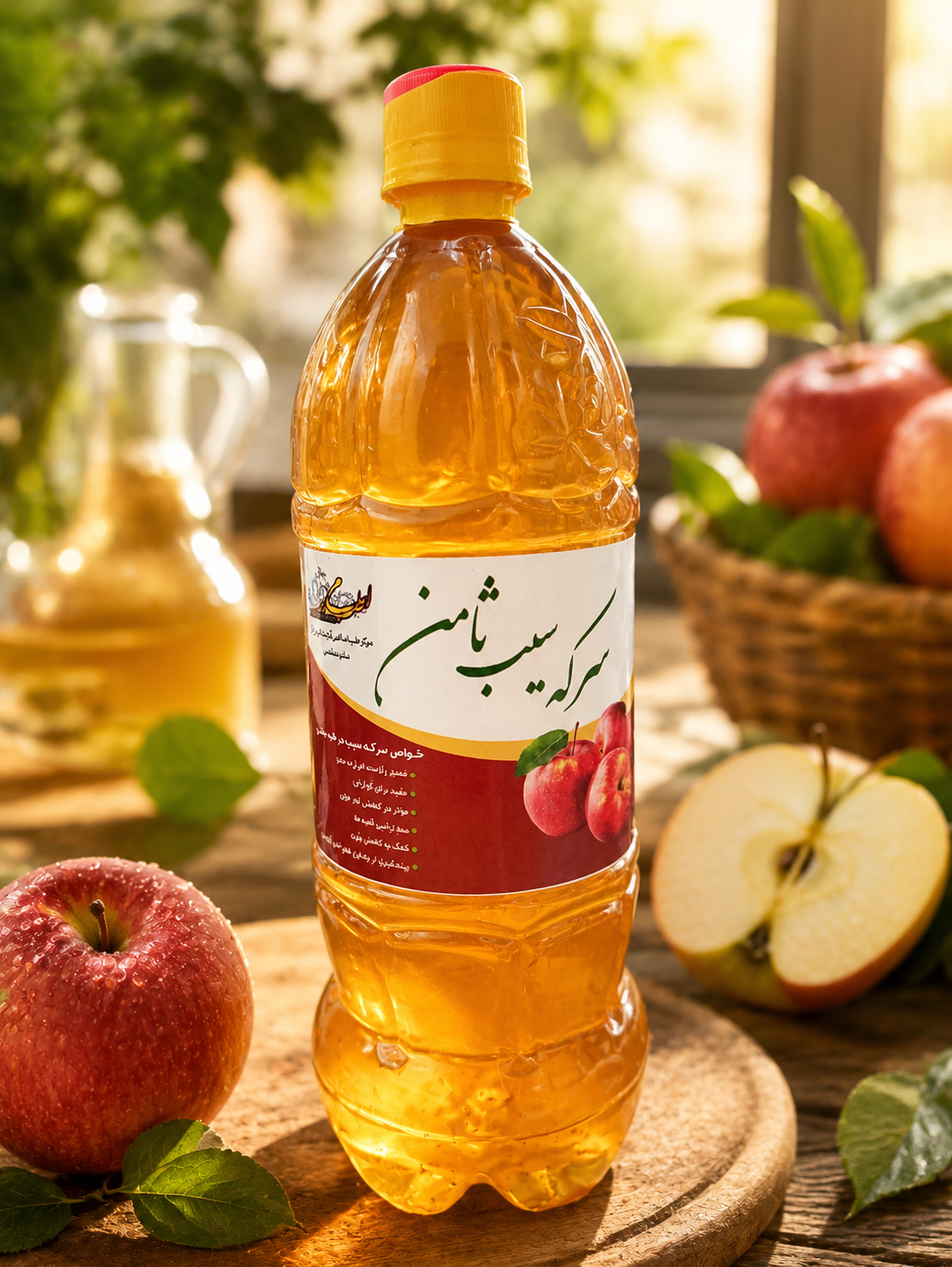 سرکه سیب خمره ای کاهش وزن.کنترل قندخون