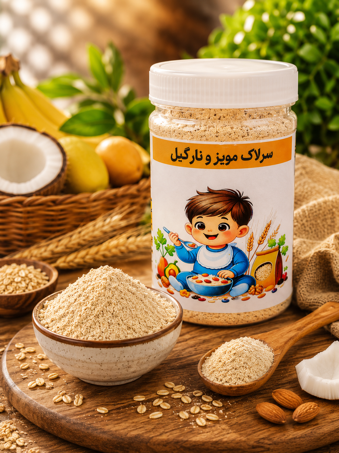 سویق (سرلاک) مویز ونارگیل زیرنظراساتید طب اسلامی