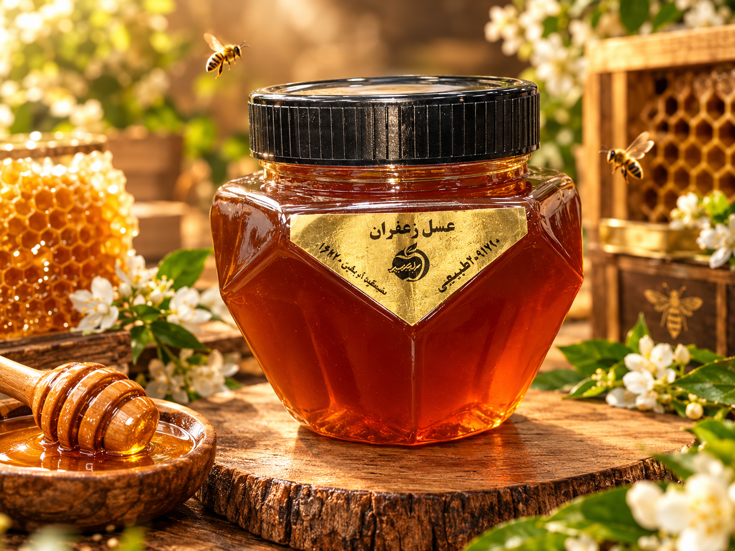 عسل زعفران (دارای ضمانت نامه مرجوعی وعودت مبلغ)