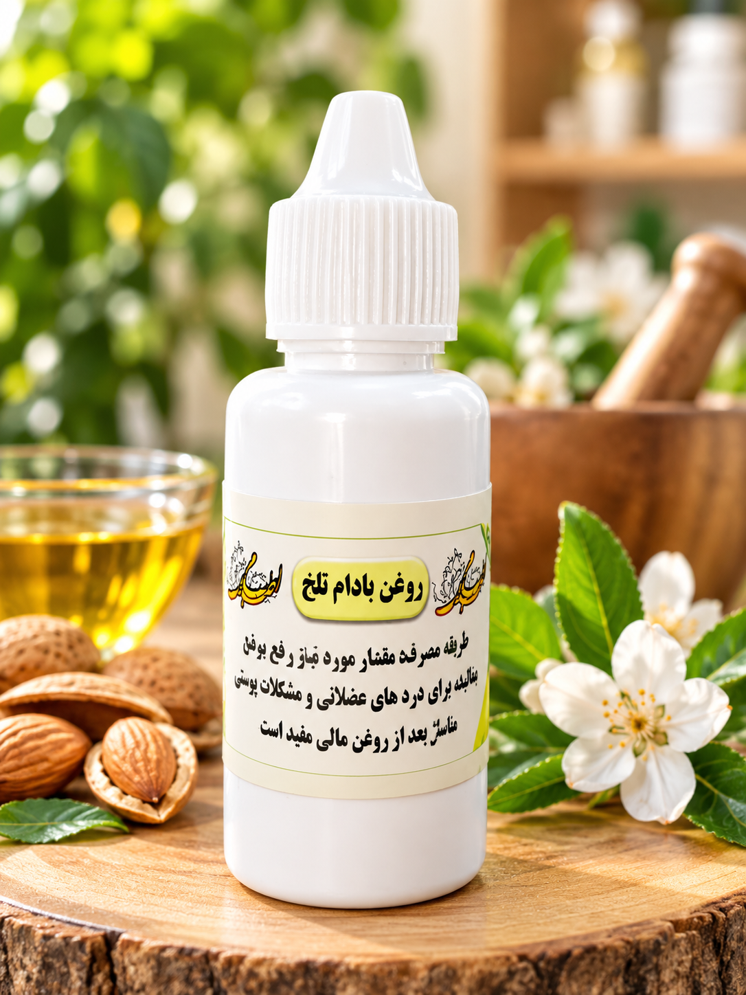 روغن بادام تلخ درمان دردهای عضلانی